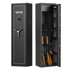 RPNB RP7FR Large Biometric Rifle Safe,Electronic Gun Security Cabinet for 7 Rifles